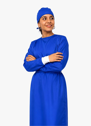 Bata impermeable AZUL REY