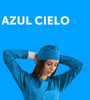 Bata antifluido AZUL CIELO