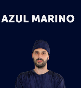 Bata impermeable AZUL MARINO