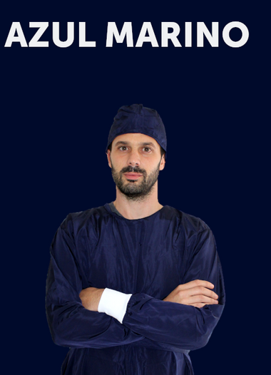 Bata impermeable AZUL MARINO