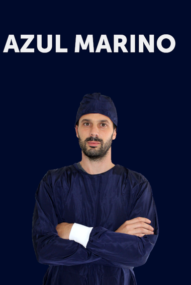 Bata impermeable AZUL MARINO