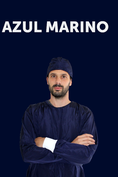 Bata impermeable AZUL MARINO