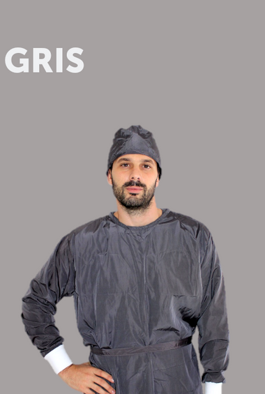 Bata impermeable GRIS