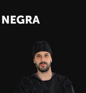 Bata impermeable NEGRA